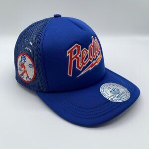 Reddy Kilowatt Blue Ebbets Field Flannels Snapback Trucker Hat New
